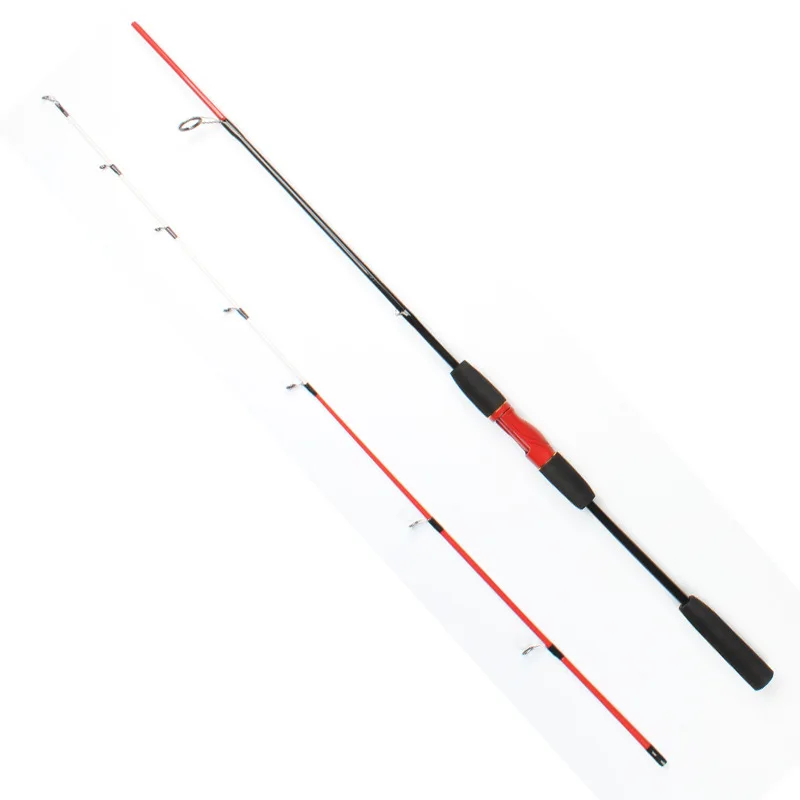 

Portable 1.8 M 2 Section Carbon Lure Spinning Fishing Rod