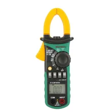 Mastech ms2008a digital clamp metros auto range pinza medidor del amperímetro del voltímetro ohmmeter w/lcd retroiluminación actual probador de voltaje