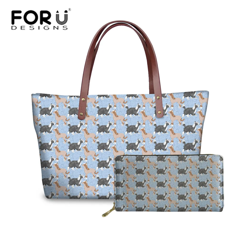 FORUDESIGNS حقائب كتف المرأة الصينية متوج الطباعة حقائب السيدات الأعلى مقبض حقيبة للسفر سعة كبيرة اليد حمل أكياس FORUDESIGNS حقائب كتف المرأة الصينية متوج الطباعة حقائب السيدات الأعلى مقبض حقيبة للسفر سعة كبيرة اليد حمل أكياس