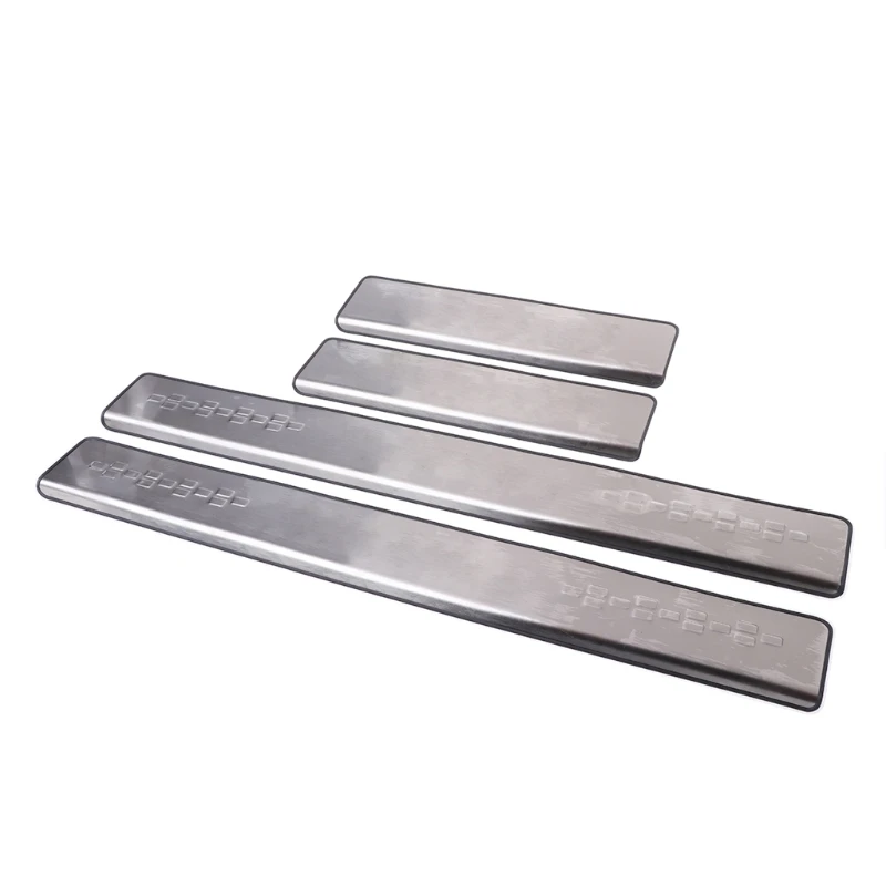 

Car Stainless Steel Door Sill Scuff Plate Guards For Hyundai Solaris Sedan Hatchback 2012-2015