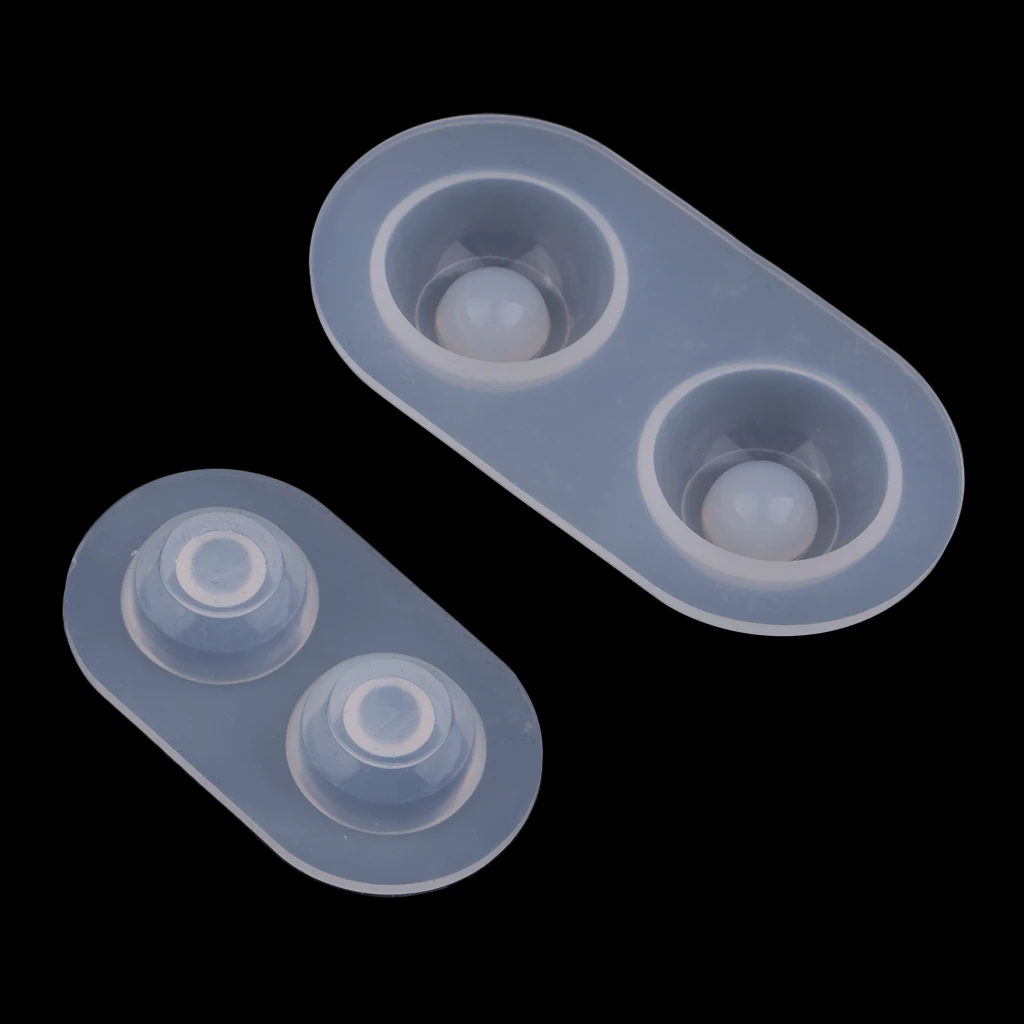 6 Sizes/ Set Handmade BJD Doll Heavy Pupil Eyes Clear Silicone Mold Resin Casting Moulds Base Pressure DIY BJD Eye Materials