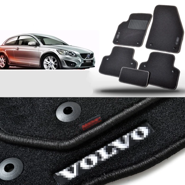 5pcs Premium Auto Fabric Nylon Anti slip Floor Mats Carpet For Volvo