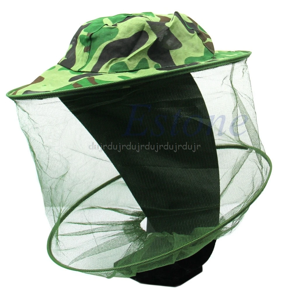 

Insect Bee Mosquito Resistance Bug Net Mesh Head Face Protector Fishing Cap Sun Hat N06 dropship