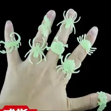 Новинка, аксессуары для танцевальной Вечеринки На Хэллоуин, игрушки, светящееся кольцо в форме насекомого на Хэллоуин, игрушки для Хэллоуина, горячая Распродажа YH1507