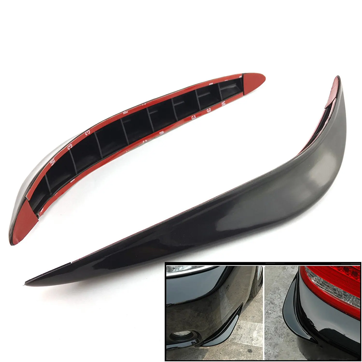

2PCS Car Body Bumper Anti-rub Strips Crash Bar for Volkswagen Polo Polo GTI Polo R WRC Scirocco Scirocco R Tiguan Touareg up XL1