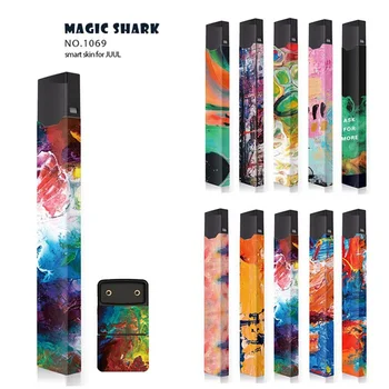 

Fashion Skin Suitable For Case Colorful Painting Pattern Protector Skin Design Wrapper Vape Accessories