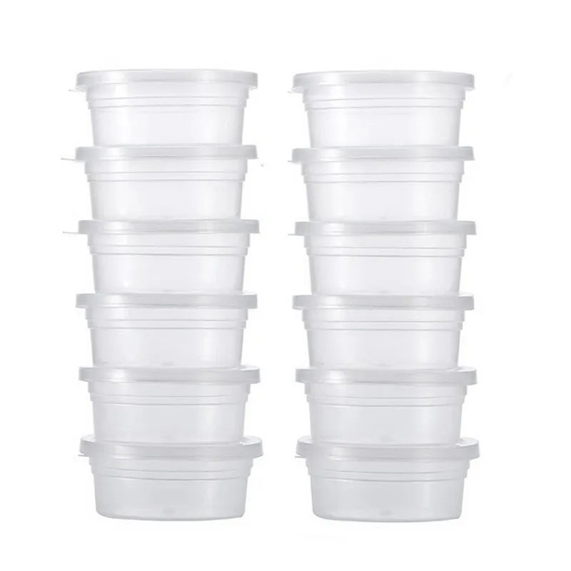 2019 New Fashionable 12 Pc Slime Storage Containers Foam Ball Cups With Lids Housekeeping & Organization | Дом и сад