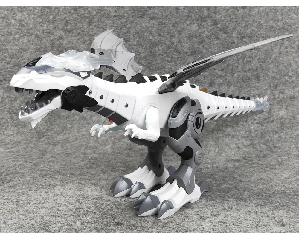 Robô com Som Brinquedos para Crianças Brinquedo Elétrico Grande Tamanho Andando Spray Dinossauro Claro Dinossauros Mecânicos Modelo 6 Cheap Animais eletrônicos
