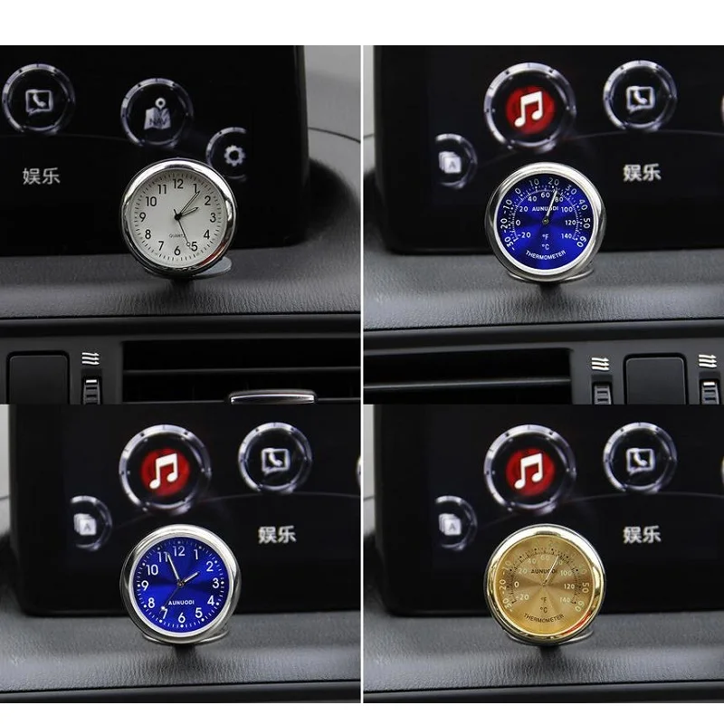 

For 1Pcs Luminous Car clock Car Thermometer Electronic Watch Timetable Digital Quartz Watch Car Accessories