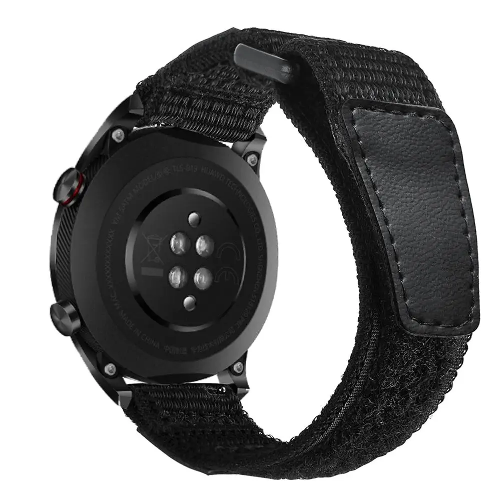 22 мм Универсальный нейлоновый ремешок для часов для huawei Watch GT/Honor часы Браслет замена волшебный нейлоновый ремешок Ремешки