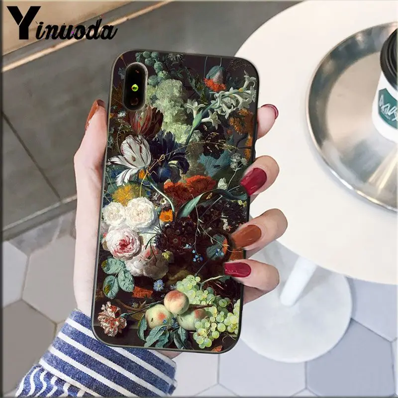 Classic painting flower Butterfly In a Vase aesthetic Art