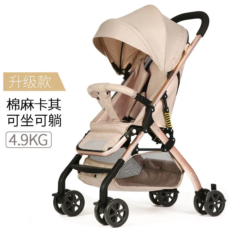 

Multi-functional stroller is ultra-lightweight to fold on the plane to sit on the reclining mini pocket stroller umbrella