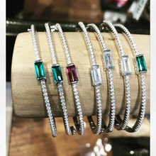 Janekelly модный дизайнерский Топ аксессуары модный уникальный браслет-цепочка AAA циркон микро браслет