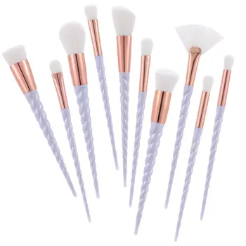

10pcs Unicorn Makeup Brush Set diamond Brush Foundation Powder Eye shadow Make Up Brushes Makeup Cosmetic Tools pincel maquiagem