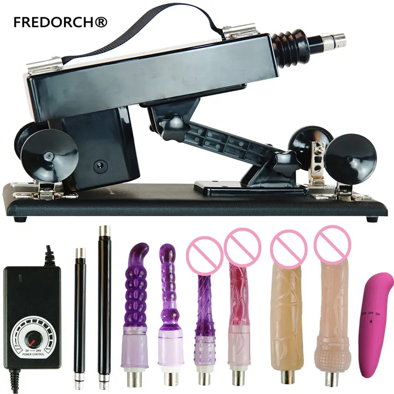 Buy  Sex Machine Automatic Retractable Gun For Women With free dildo toy Sex Products Pumping Gun A2 (Up