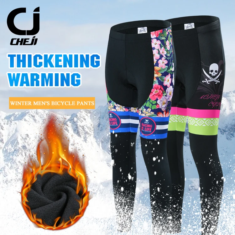 Лучшие Продажи Женщин Руно Велоспорт Брюки Cheji Новый Тепловая Велосипед Женщины