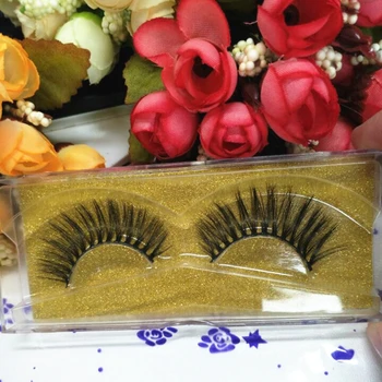 

10 Pairs/lot Real Mink Fur False eyelash 3D Strip Mink lashes Fake Eyelash Mink lashes Extension 3D Eyelashes Customized Box