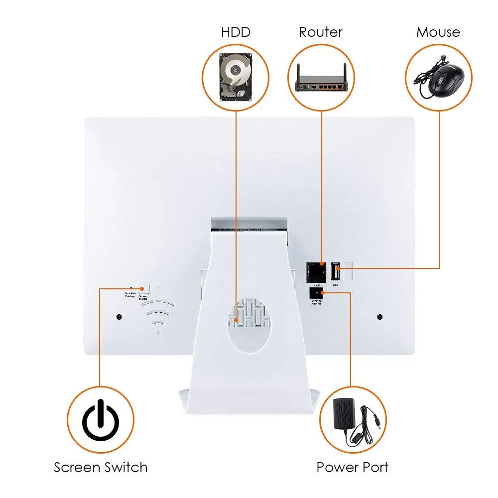 4CH 960P WIFI NVR with LCD Monitor Wireless Security Camera System with 4 Waterproof Outdoor Video Surveillance IP Camera Kit 4CH 960P WIFI NVR with LCD Monitor Wireless Security Camera System with 4 Waterproof Outdoor Video Surveillance IP Camera Kit