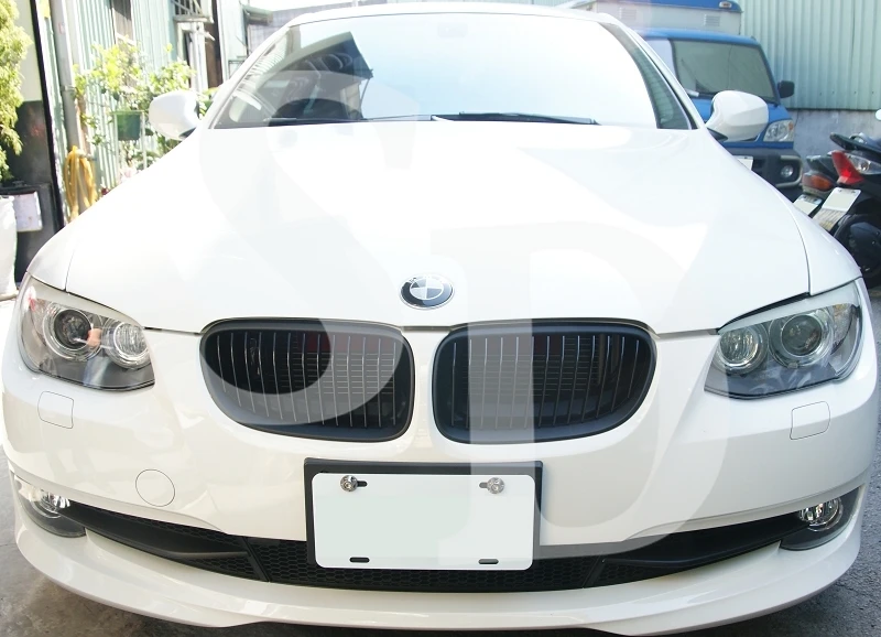 Тире Передняя решетка для Bmw E92 E93 Lci 328i 335ix 2011 подтяжки лица узкий матовый черный