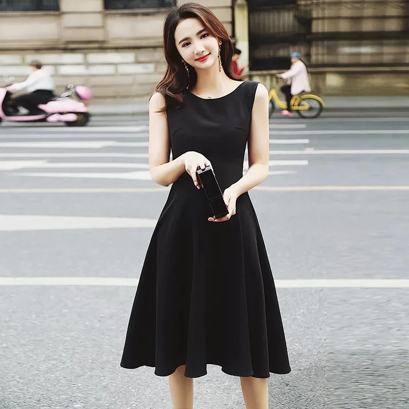MingJieBiHuo Fashion women vintage OL office dress new arrival korean