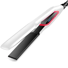 480F Профессиональный плоский утюжок для выпрямления волос, быстрое электрическое выпрямление, керамический инструмент для укладки, 110-240 В, ЖК-дисплей с цифровым дисплеем