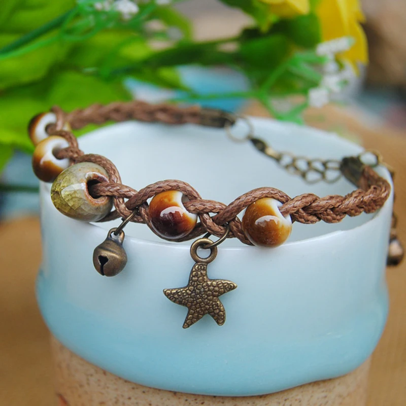 Bracelet -- Chinese Style Creative Art Ceramic Braided # SB1014 | Украшения и аксессуары