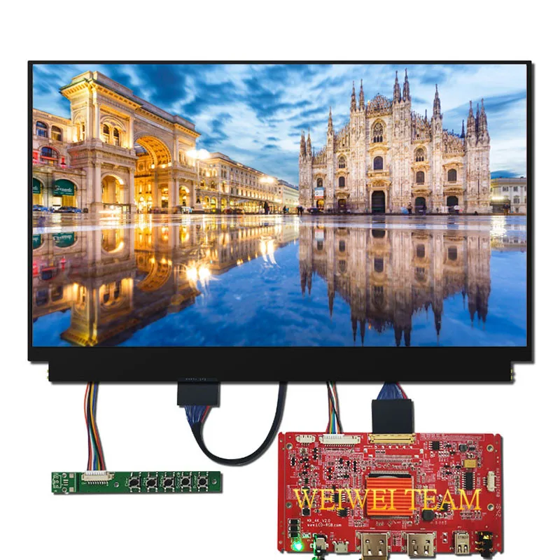 12,5 дюймов 4 k uhd ЖК-панель LQ125D1JW34 экран дисплея с 2 HDMI+ 2DP+ аудио 4 K ЖК-плата контроллера для DIY проекта - Цвет: Full kit