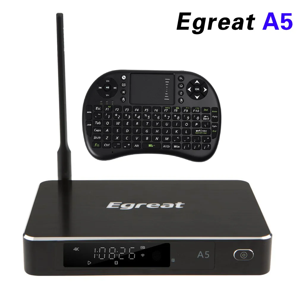 ТВ-приставка Egreat A5 Smart Android 5 1 3D 4K UHD медиаплеер с поддержкой HDR USB3.0 SATA OTA Blu-Ray Disc Dolby