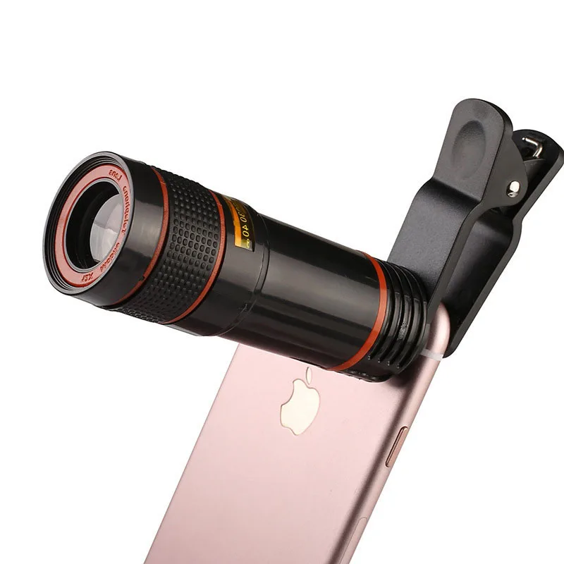

Dropshipping Mobile Phone Camera Lens 12X Zoom Telephoto Lens External Telescope With Universal Clip for Smartphone*