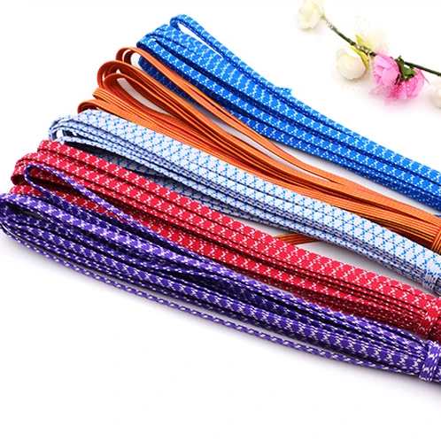 

2 pieces of 5m long Stretch Color full Elastic Band Apparel Sewing & Fabric accessery 0.7cm wide Free shipping