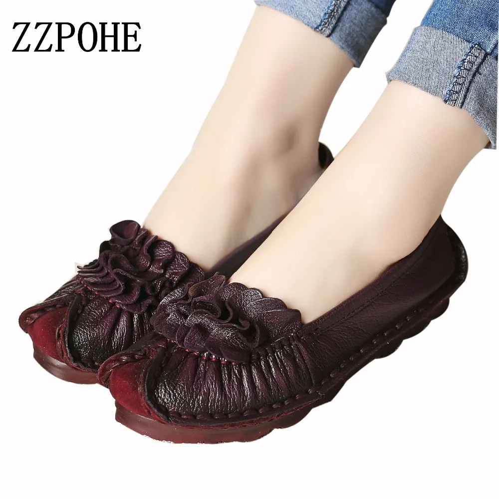 womens leather soled shoes