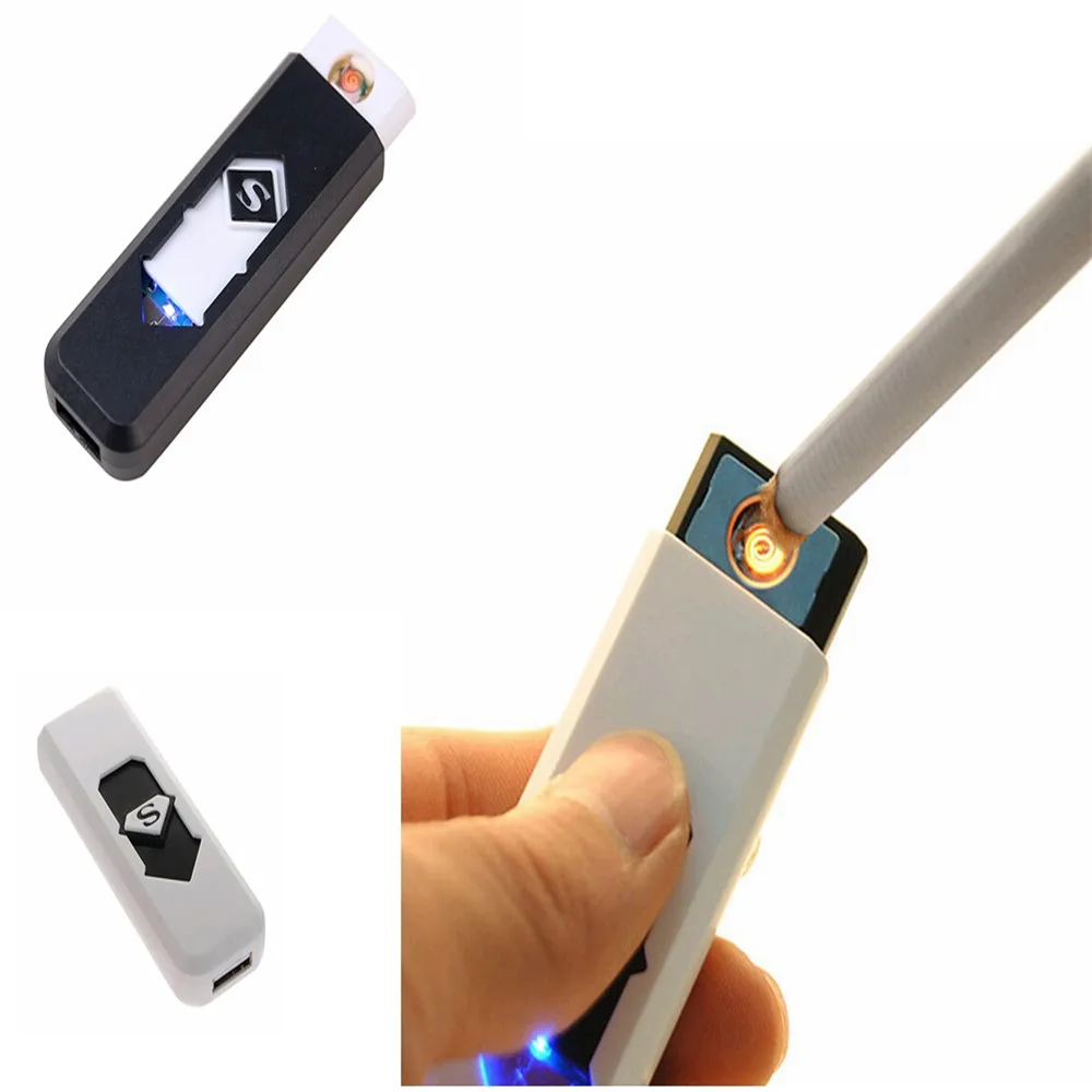 Hot Sale Windproof Rechargeable Cigarette Lighter Flameless Cigarette