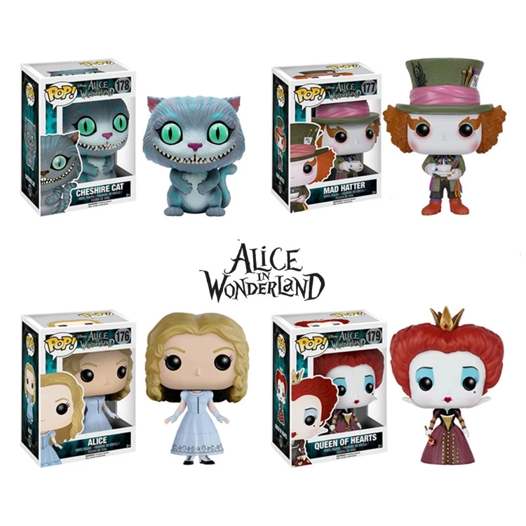 Домашний декор Кукла Алиса в стране чудес винил H 3 75 &quotфигурка Mad Hatter Chessur кошка