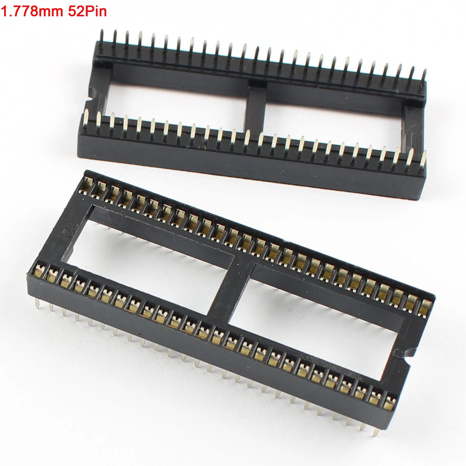 10 шт./лот 1,778 мм Шаг 28 32 42 48 52 56 64 Pin DIP Тип пайки широкий IC разъем адаптера