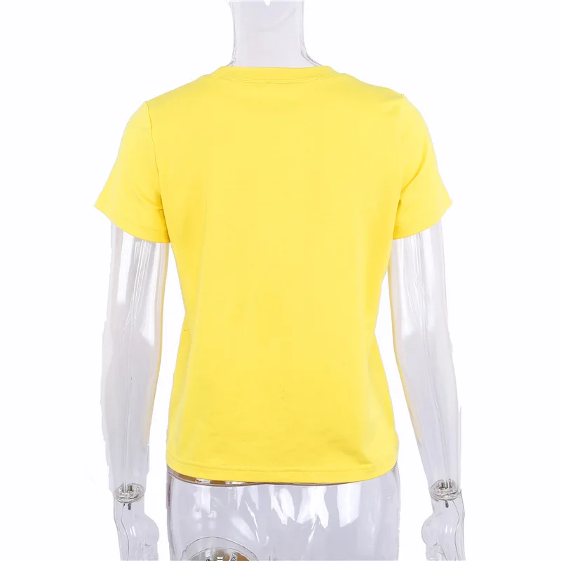 Summer Women Tshirt HONEY Letter Print T Shirt Women O-Neck Short Sleeve Casual T-Shirt Womens Clothing Tee Tops (9)
