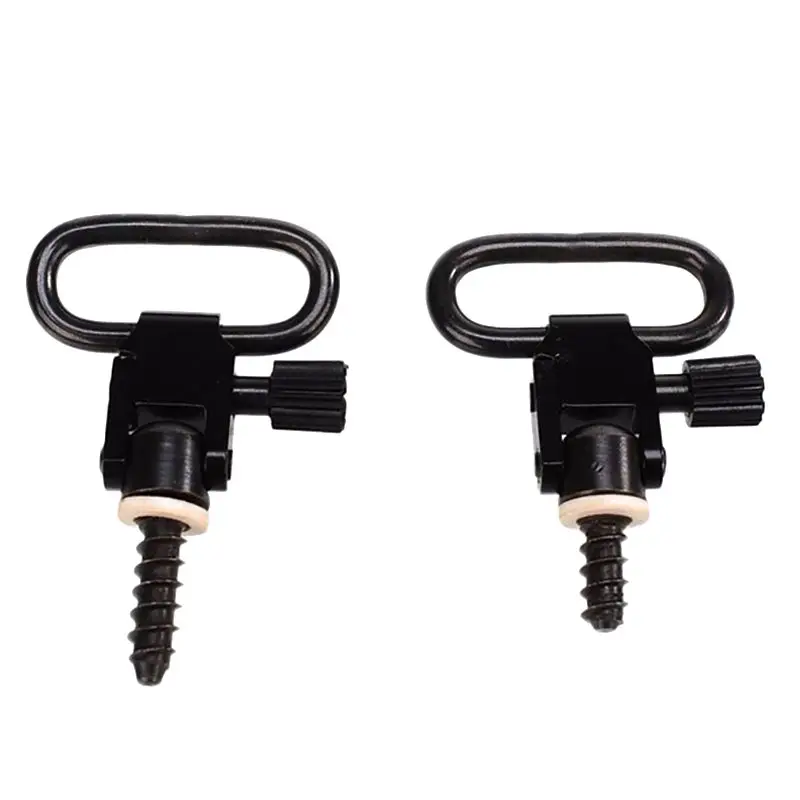 

2Pcs Quick Detach Sling Swivels Stud 1'' Hunt Accessories Gun Rifle Hunting W/Screws Sling Mount Kit
