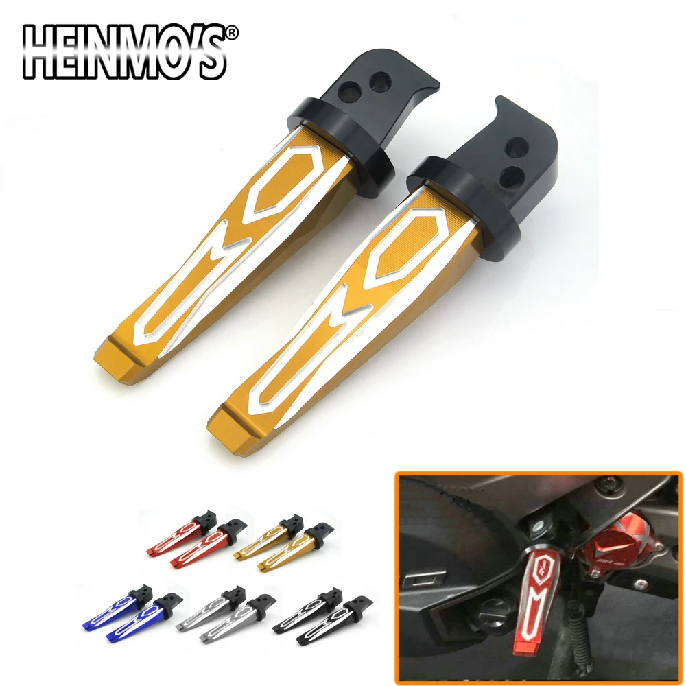 

For Kymco AK550 Motorcycle Rear Pedals Peg Foot Rests Pegs AK 550 2017 2018 Rear Passenger Footrest for Kymco AK-550 Accessories