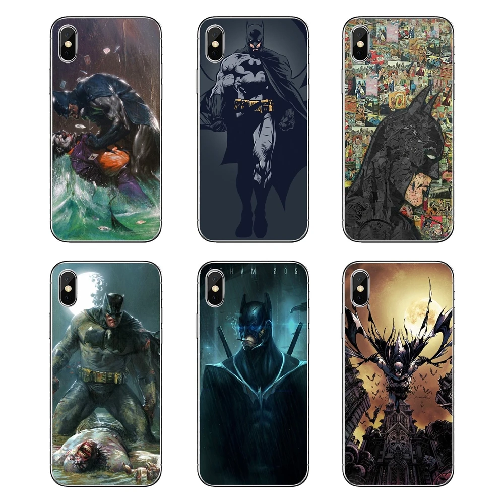 Супергерои Бэтмен Летучая мышь Супермен Dc Comics Art TPU прозрачные чехлы для Nokia 2 3 5 6 8 9