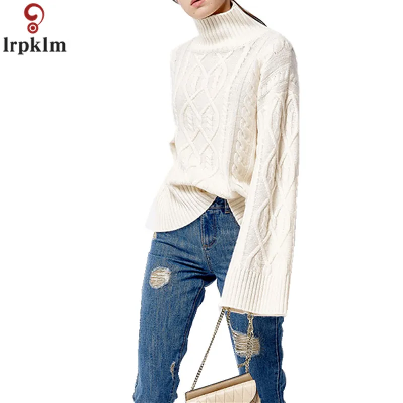 Best Price High-End Fashion Brand Women's Turtleneck Sweaters Loose-Fit Pullover Sweaters Solid Casual Thicken Bottoming Sweater CH305 Best Price High-End Fashion Brand Women's Turtleneck Sweaters Loose-Fit Pullover Sweaters Solid Casual Thicken Bottoming Sweater CH305