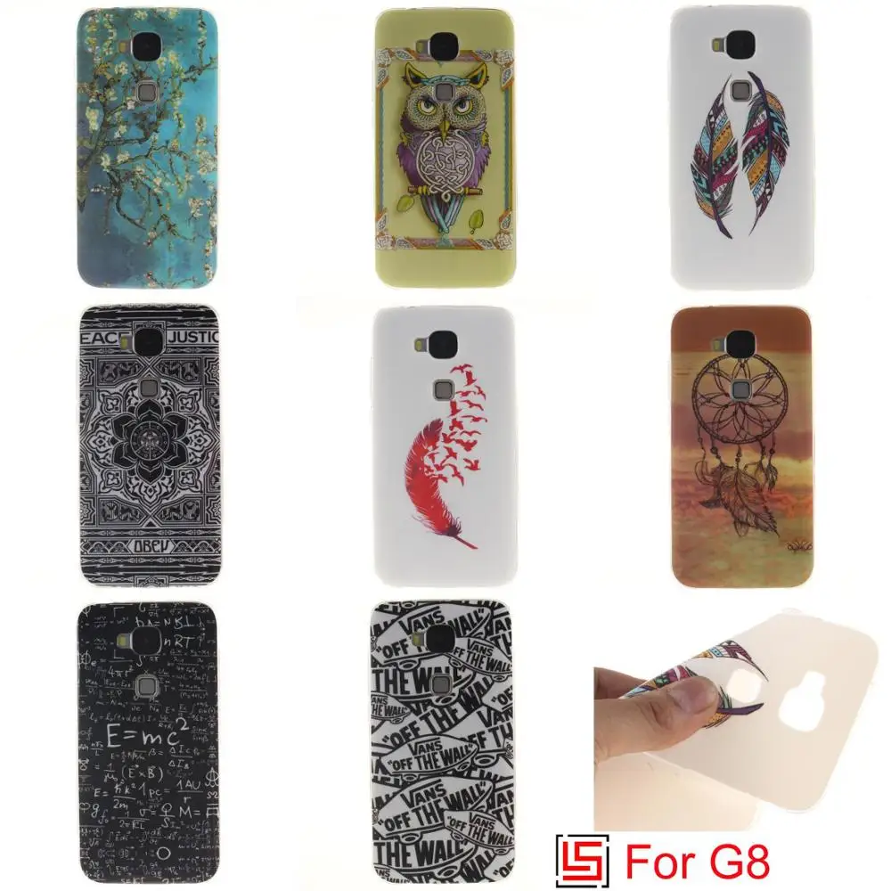 Ultra Thin TPU Silicone Soft Phone Mobile Cell Case fundas cubierta shell Cover For Huawei Hauwei Huwei Huawey G8 GX8 G7 Plus |