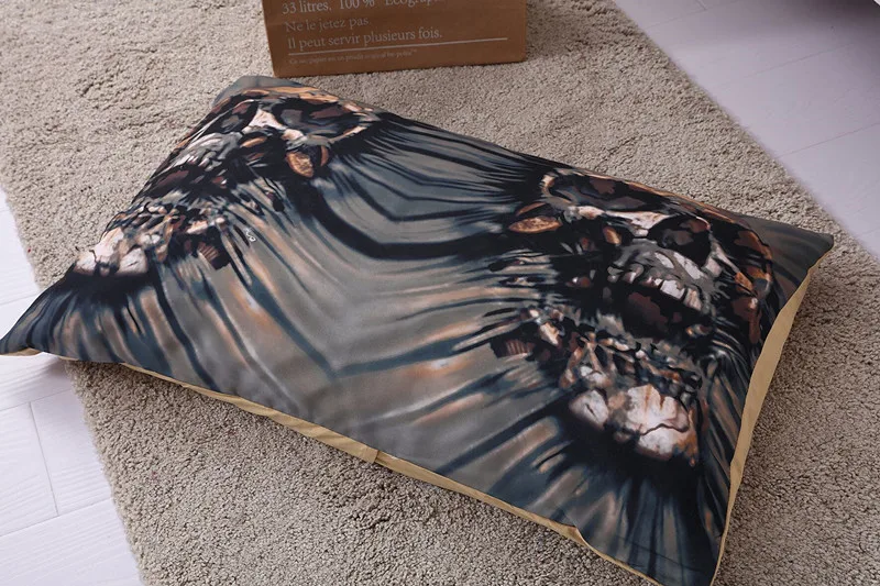 Fanaijia 3d الفراش مجموعات الملكة الحجم السكر الجمجمة أغطية لحاف غطاء سرير بارد الجمجمة طباعة أسود au الولايات bedline