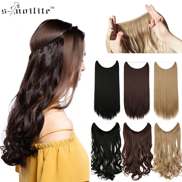Best Price SNOILITE Long Copslay Extension Synthetic Hair Heat Resistant Hairpiece Fish Line Straight Hair Extensions wire hairpiece blonde Best Price SNOILITE Long Copslay Extension Synthetic Hair Heat Resistant Hairpiece Fish Line Straight Hair Extensions wire hairpiece blonde