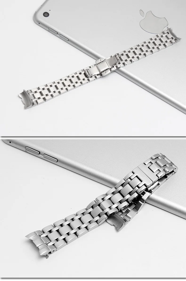 Высокое Качество ремешок T050 ремешок из нержавеющей стали 16 мм специально для T050207A T050217A женские часы браслет