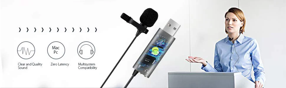 AU-411 USB lavalier microphone 22(1)