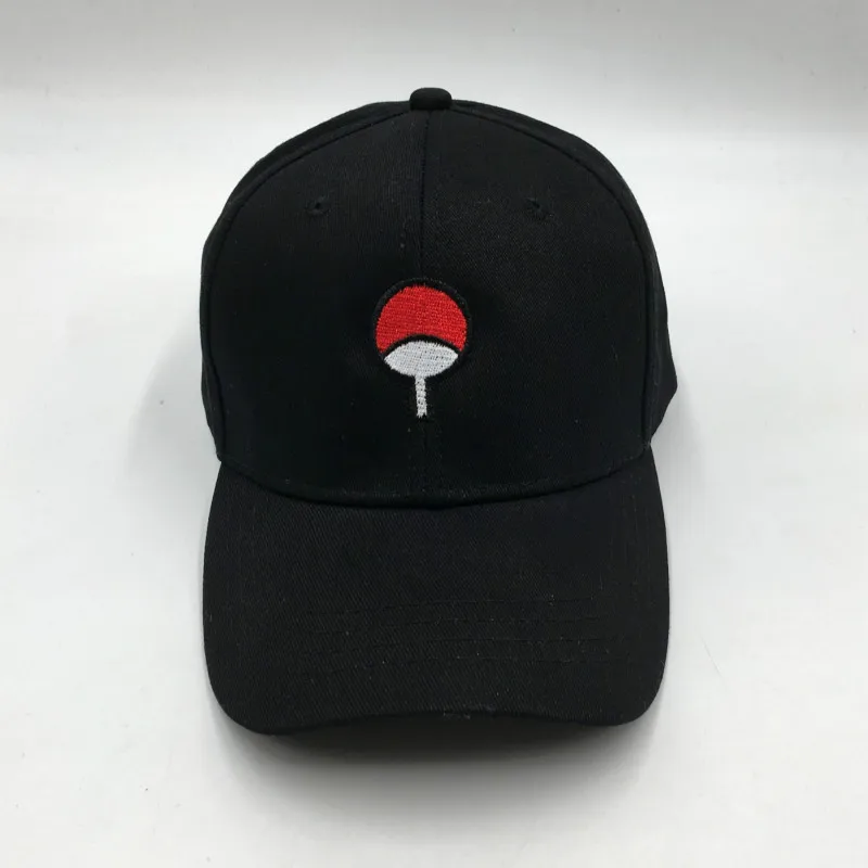 Японская аниме Наруто Snapback Мужская кепка семья Учиха шляпа c вышивкой хлопковая