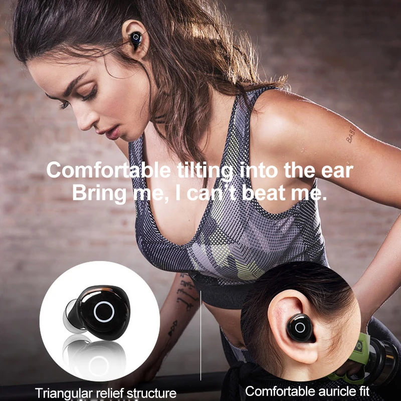 OVEVO Q65 TWS Bluetooth 5 0 наушники IPX7 водонепроницаемые Dual Wrieless 3D стерео гарнитура