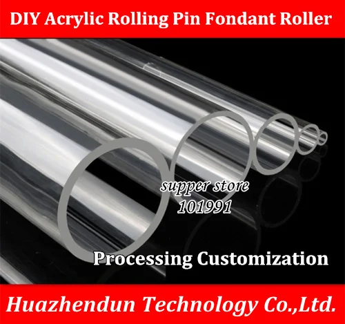 

Customized DIY Acrylic Tube Transparent Home Decor LED PMMA Plastic Clear Tubing