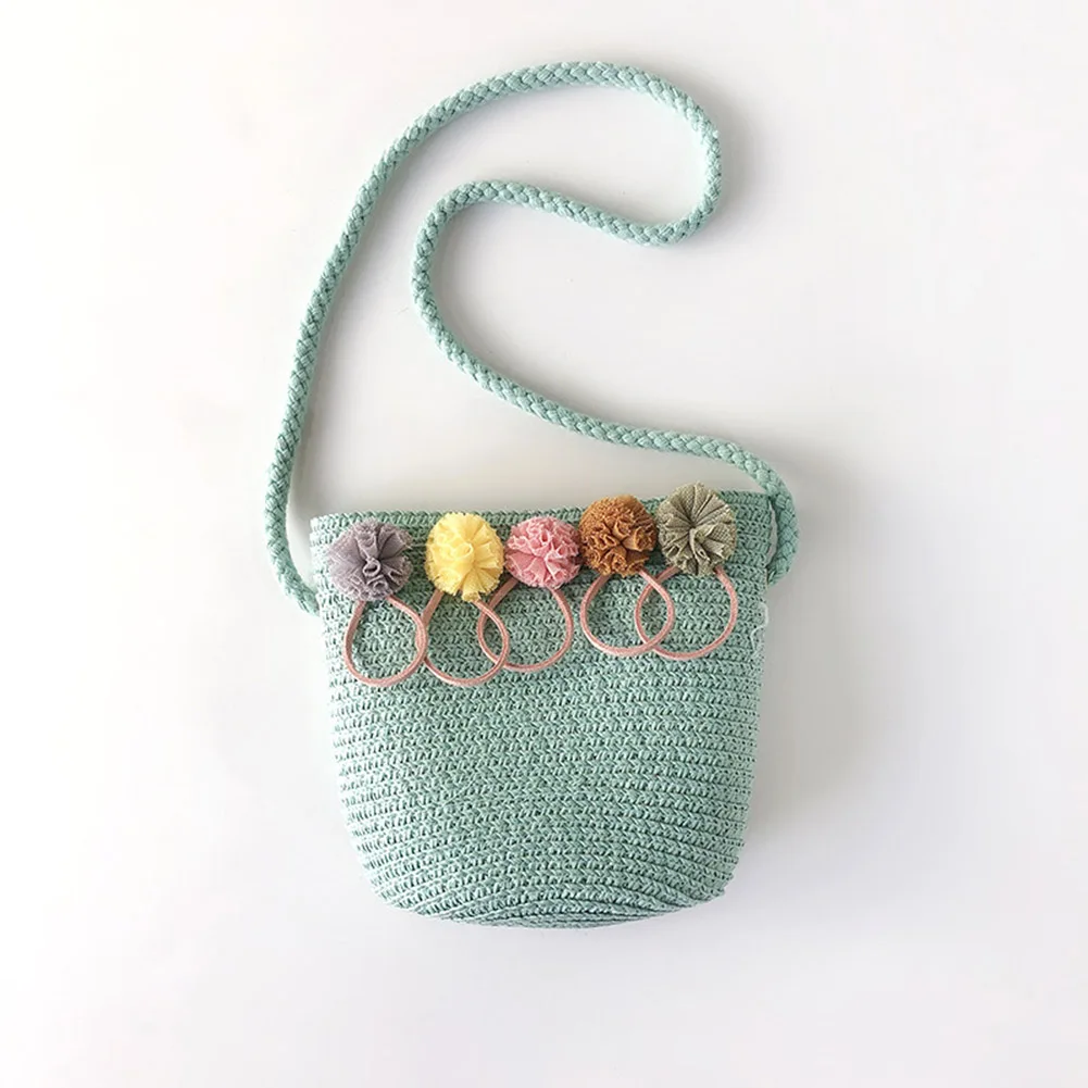 

High Quality Beautiful Shape Little Girls gift Shoulder Bag Straw Rattan Weave Crossbody Bag for Best Sale-WT