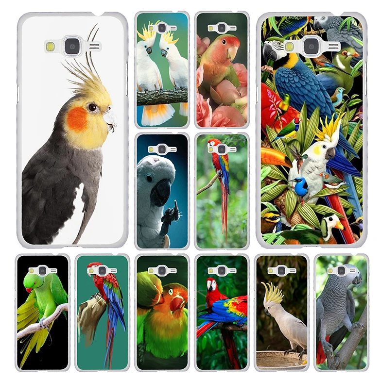 

Lavaza Blue Ringneck Parrot Art Phone Case for SamSung Galaxy M30 M20 M10 A70 A50 A40 A30 A10 A9 A8 A7 A6 Plus A5 A3 2018 2017