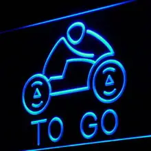 I982 для доставки вынос пиццы фара мотоцикла знак включения/выключения 20+ цвета 5 размеров